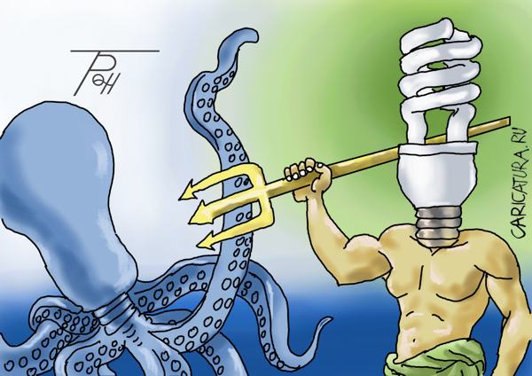 Карикатура "Противоборство", Фам Ван Ты