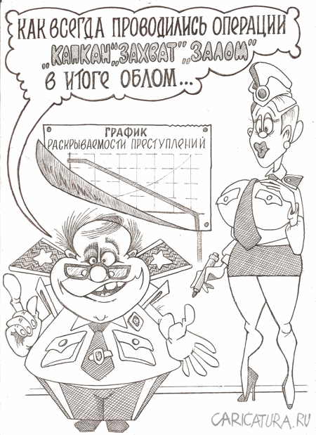 Карикатура "Интервью", Геннадий Репитун