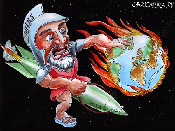 Карикатура "Ближний Восток", Владимир Романов (Ром)