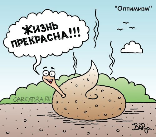 Карикатура "Оптимизм", Руслан Валитов