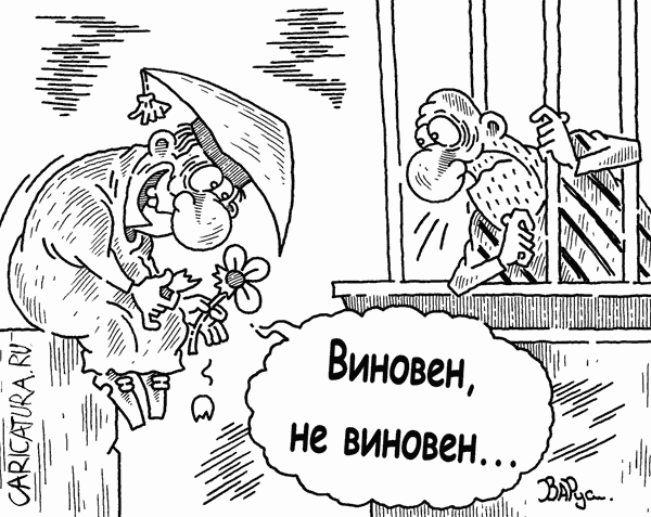 Карикатура "Приговор", Руслан Валитов