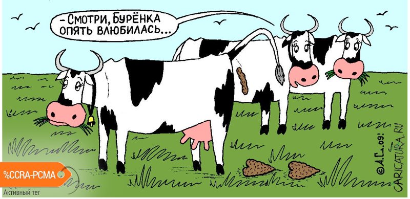Карикатура "Влюбилась", Александр Саламатин