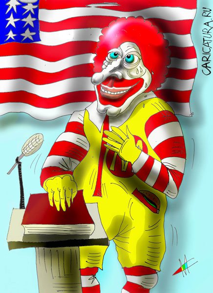 Карикатура "Новый Президент", Марат Самсонов