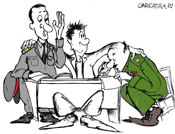 Карикатура "Персональные шефы", Александр Шауров