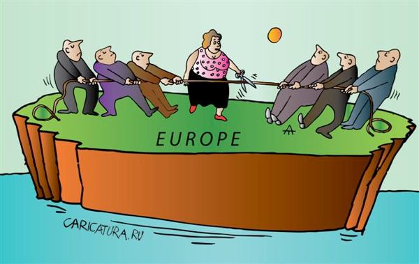 Карикатура "Европа", Алексей Талимонов