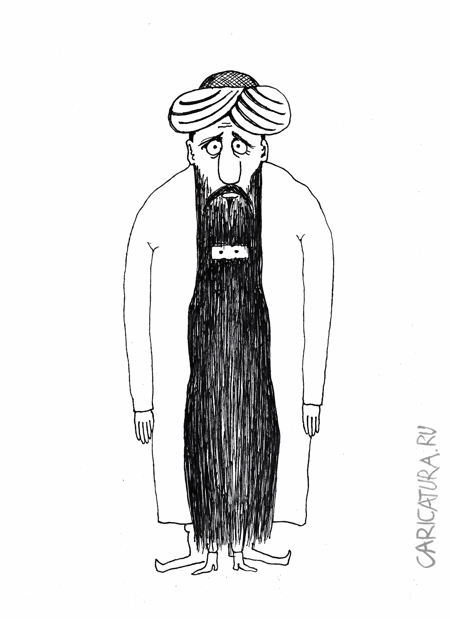 Карикатура "Мигрант", Валерий Тарасенко
