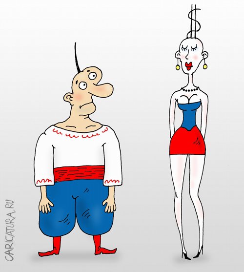 Карикатура "Причесончик", Валерий Тарасенко