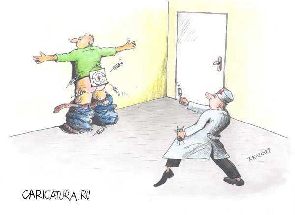 Карикатура "Дартс", Мавлюд Таштанов