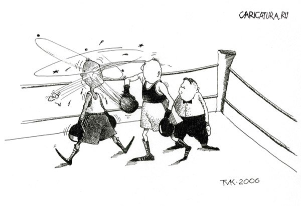 Карикатура "Удар", Мавлюд Таштанов