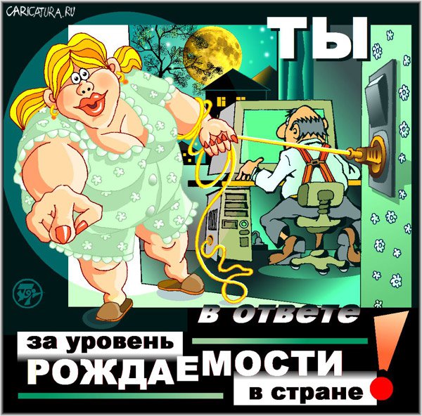 Карикатура "Плакат на злобу дня...", Петр Тягунов