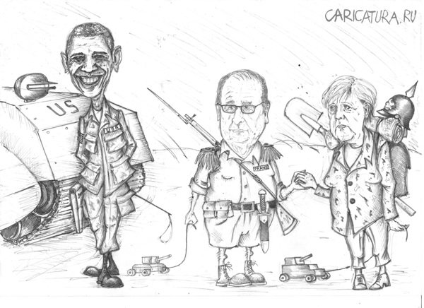 Карикатура "Обама", Павел Валерьев