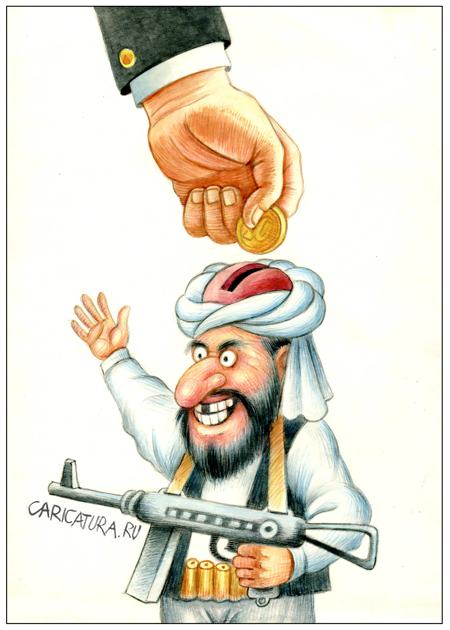 Карикатура "Душман", Асимхан Васиханов
