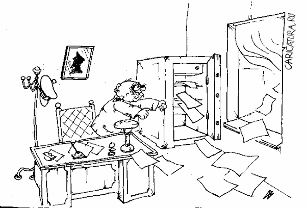 Карикатура "Вольный ветер", Андрей Василенко