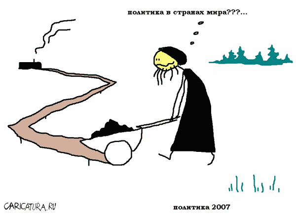 Карикатура "Политика в странах мира", Вовка Батлов
