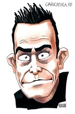 Шарж "Robbie Williams", Gatis Shluka