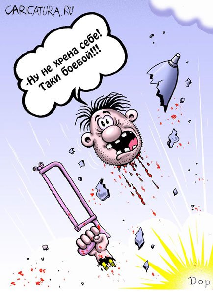Карикатура "Ошибка", Руслан Долженец