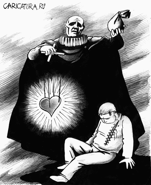 Карикатура "Сделка", Сергей Корсун
