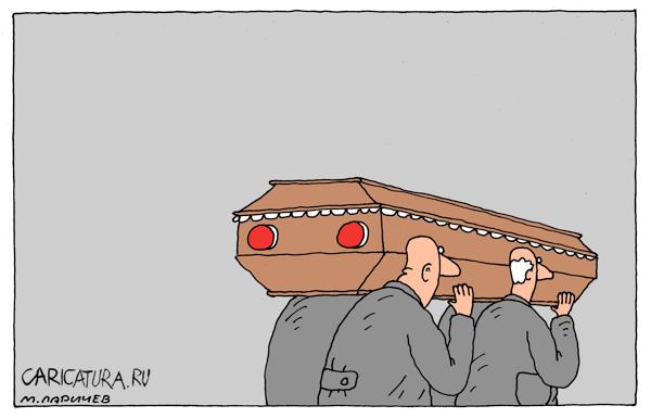Карикатура "Стоп!!", Михаил Ларичев