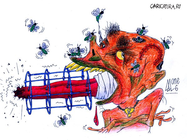Карикатура "Лечение", Андрей Лупин