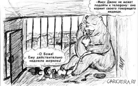 Карикатура "Не экономьте на своих медведях", Сергей Мартов