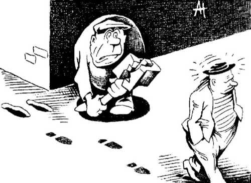 Карикатура "Головоломка", Александр Никитин