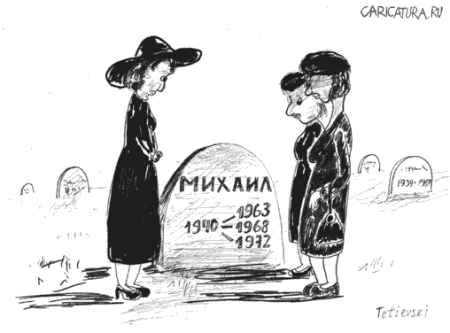 Карикатура "Мемориал", Michael Tetievski