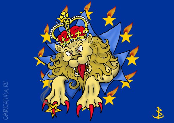 Карикатура "Brexit. Goodby EU", Валентин Безрук