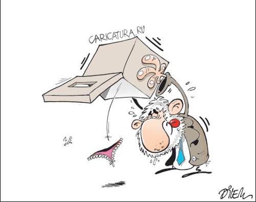 Карикатура "Женщина-президент в Бразилии", Али Дилем
