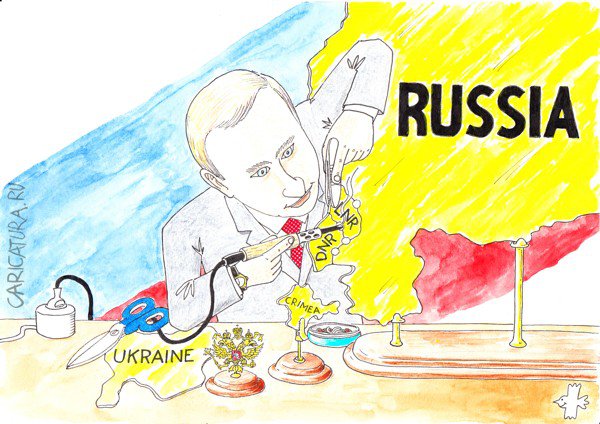 Карикатура "Карта", Сергей Дроздов