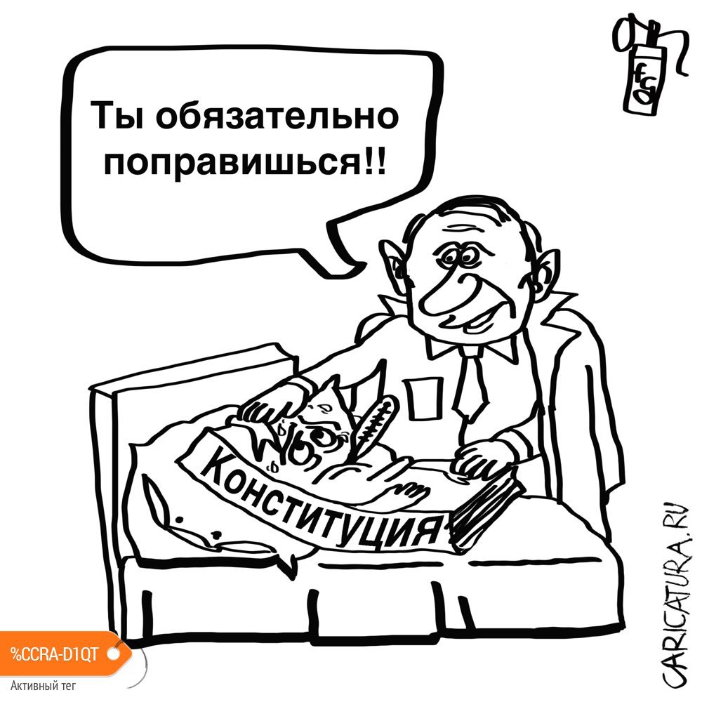 Карикатура "Конституция", Татьяна Ермакова