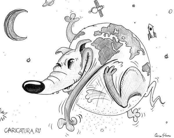Карикатура "21.12.2012", Евгений Вялых