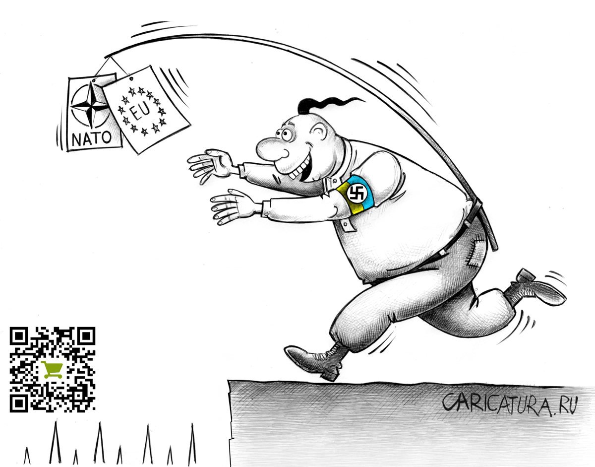 Карикатура "Почти у цели", Сергей Корсун