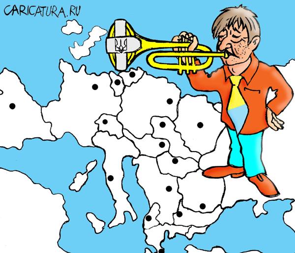 Карикатура "Европа-минус", Олег Корсунов