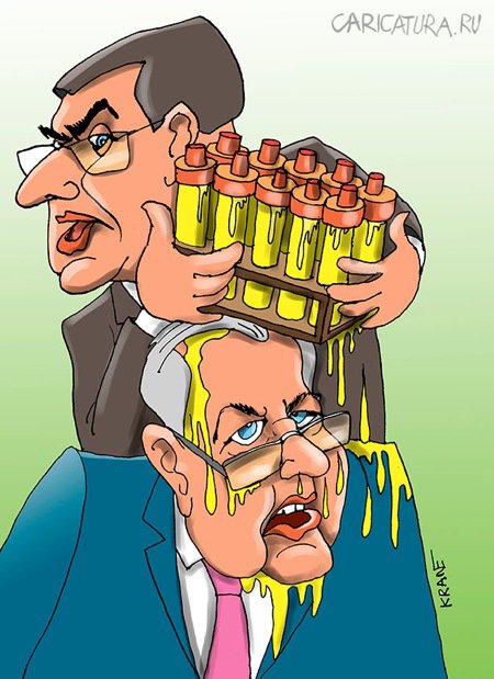 Карикатура "МОК решил разобраться с WADA", Евгений Кран