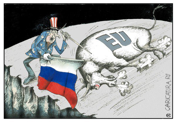 Карикатура "Очнись, Европа", Николай Свириденко