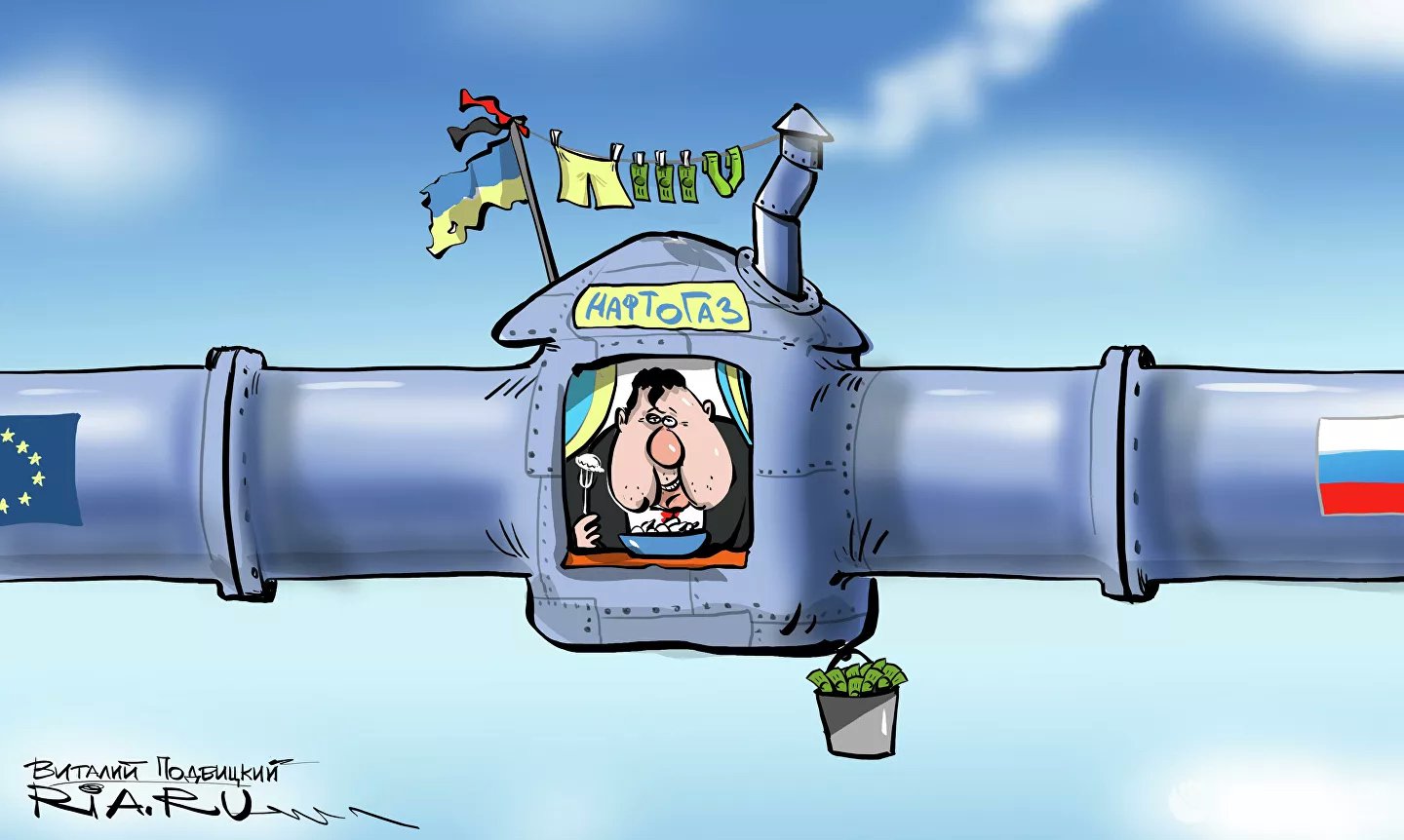 Карикатура "Кручу-верчу, запутать хочу", Виталий Подвицкий