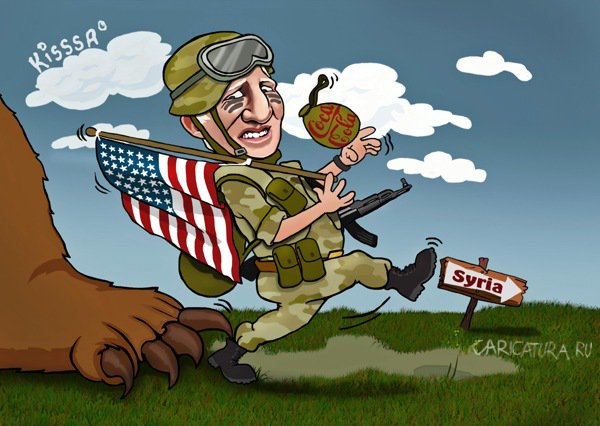 Карикатура "В Сирию", Анна Саркисян