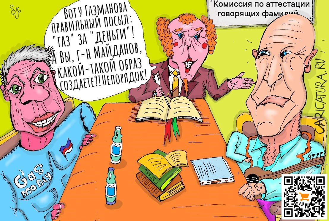 Карикатура "Ясные дни", Ипполит Сбодунов