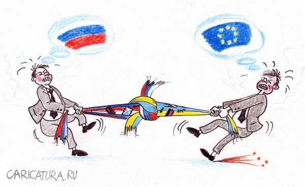 Карикатура "Развяжем?", Николай Вайсер