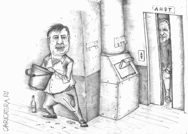 Карикатура "Ответка от Мишико", Павел Валерьев