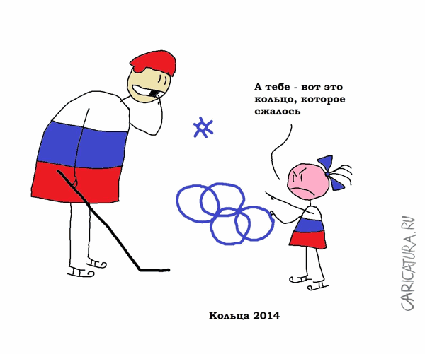 Карикатура "Кольца", Вовка Батлов
