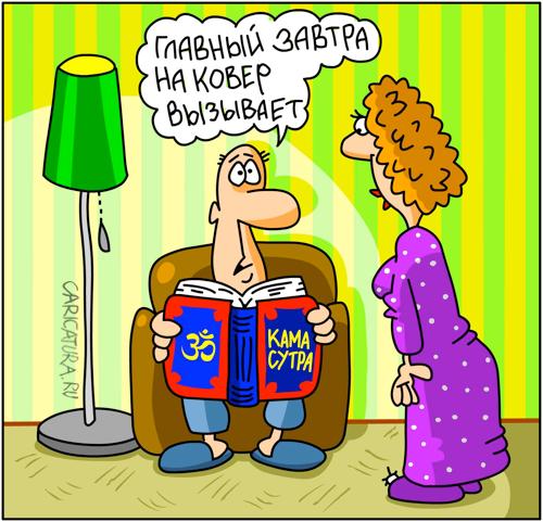 Карикатура "На ковер", Дмитрий Бандура