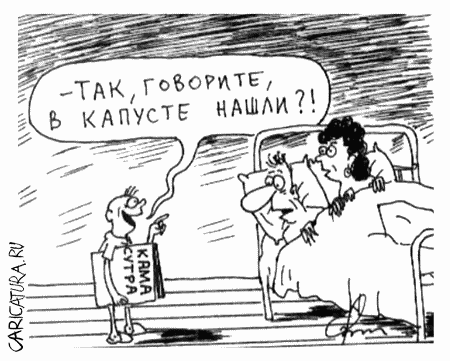Карикатура "Камасутра", Олег Верещагин