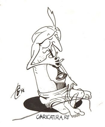 Карикатура "Факир", Сергей Бревнов