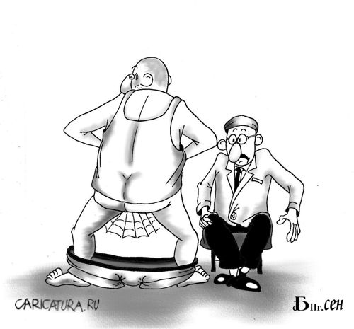 Карикатура "Паутина", Борис Демин