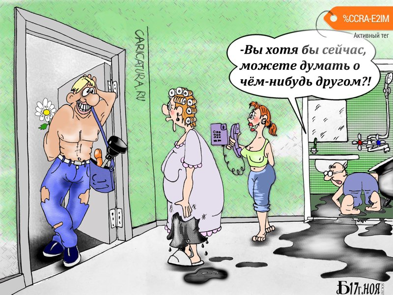 Карикатура "Про вызов", Борис Демин