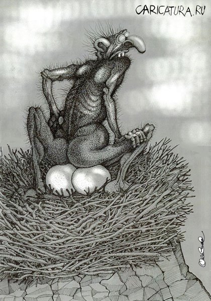 Карикатура "Орел", Олег Горбачев