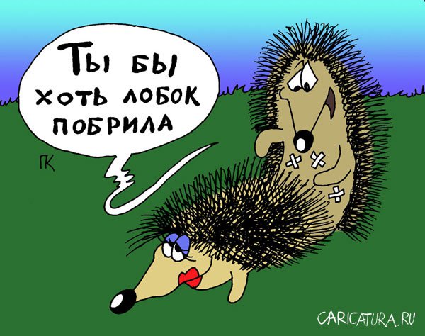 Карикатура "Решение проблемы", Павел Капустин