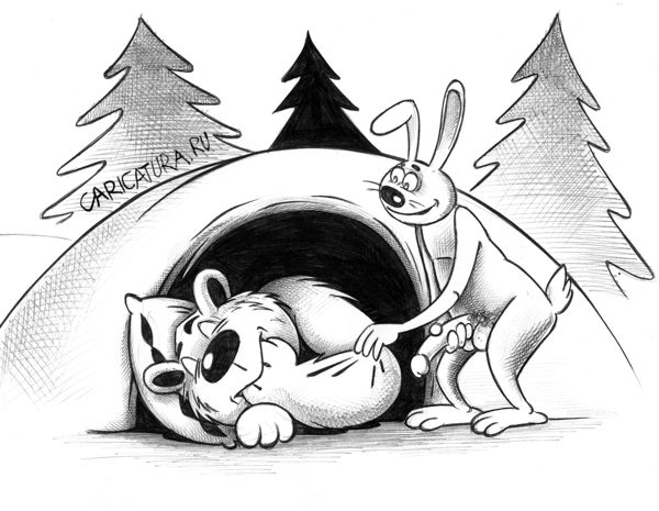 Карикатура "Сексуальный маньяк", Сергей Корсун
