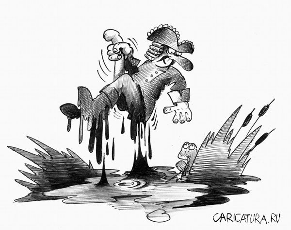 Карикатура "Тот самый Мюнхаузен", Сергей Корсун